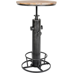 Table sur pied en argent antique de la Ruhr