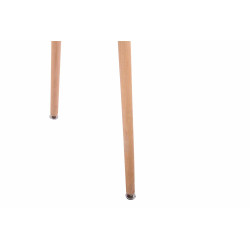 Tavolo Cucina Scandinavo Abenra nero,60 cm