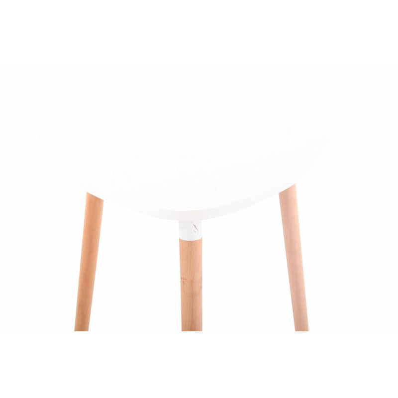 Table Abenra 60 Natura blanche