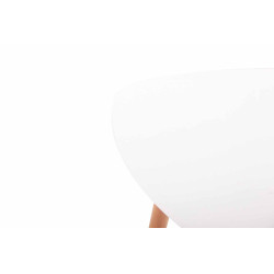 Table Abenra 60 Natura blanche