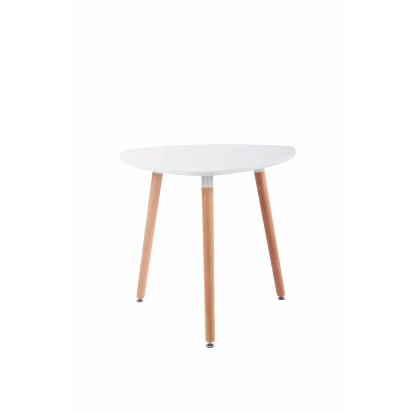 Table Abenra 80 Natura blanche
