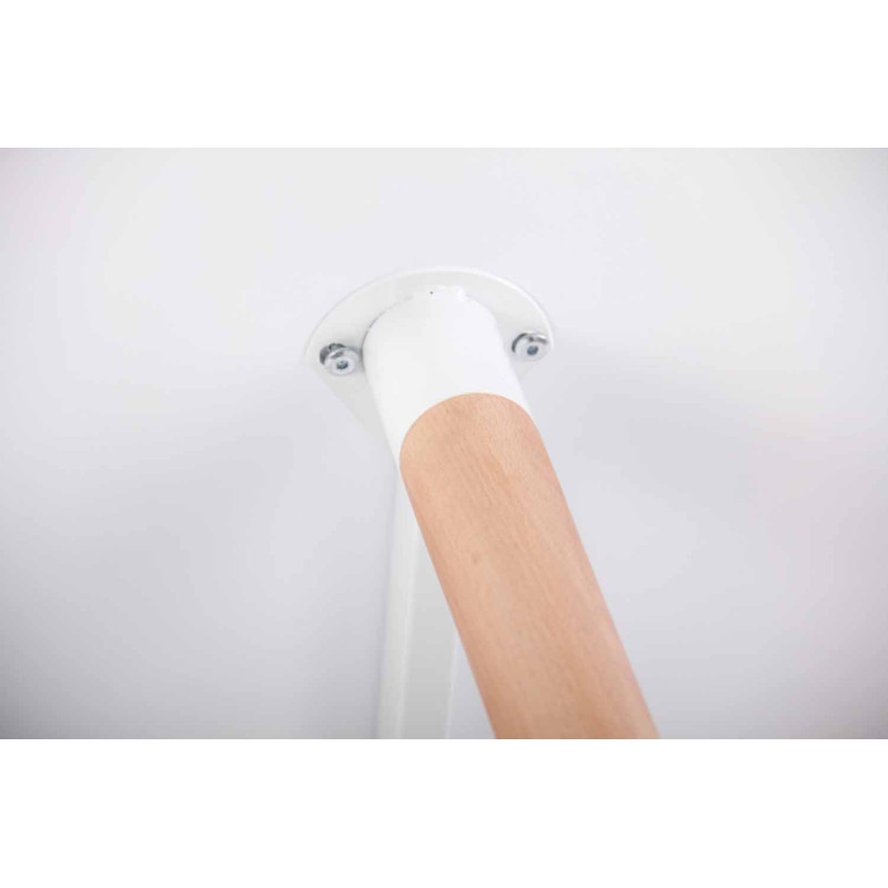 Table Abenra 80 Natura blanche