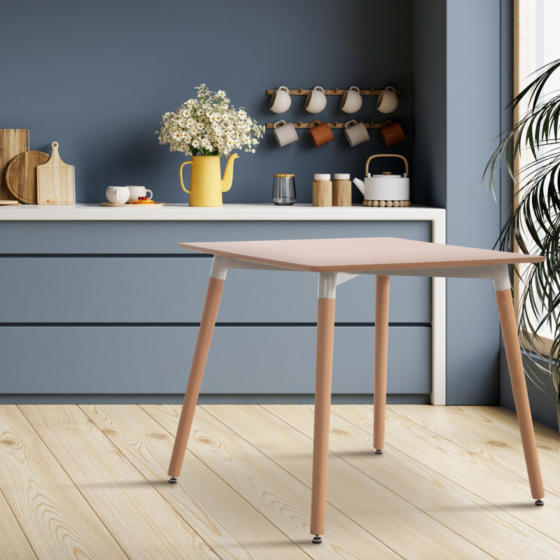 Mesa de Cocina Viborg Natural,80 cm