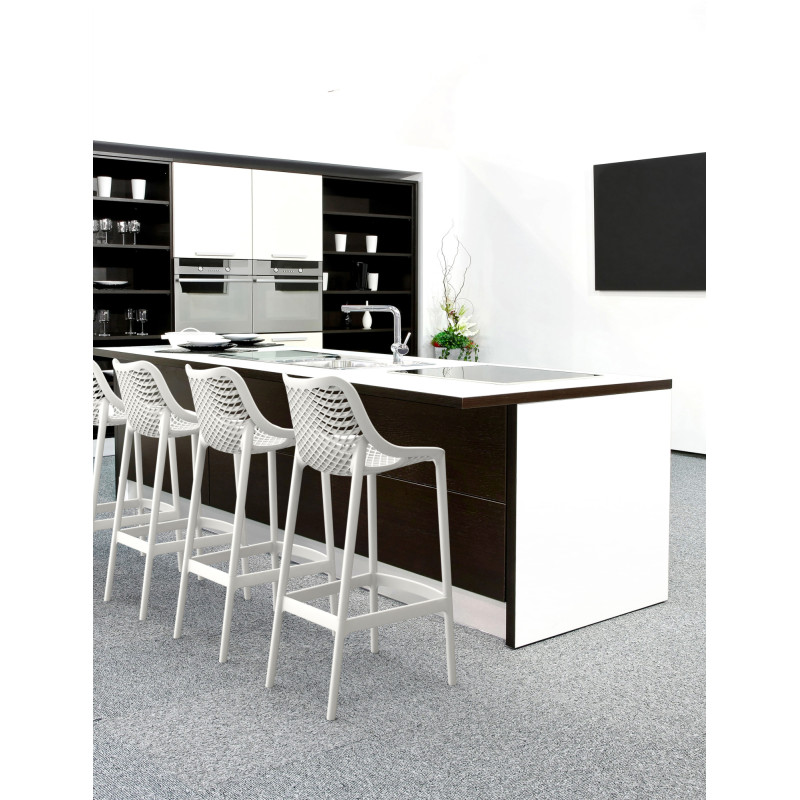 Tabouret de bar Air blanc