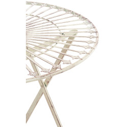 Table Tegal, cr?me antique