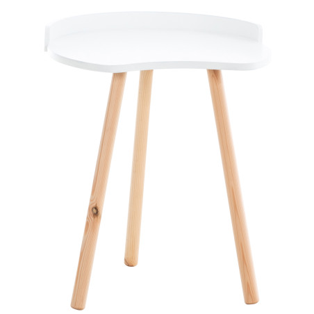 Table d'appoint Jannis blanche