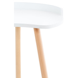 Table d'appoint Jannis blanche