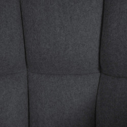 Tabouret de bar Damaso E feutre anthracite