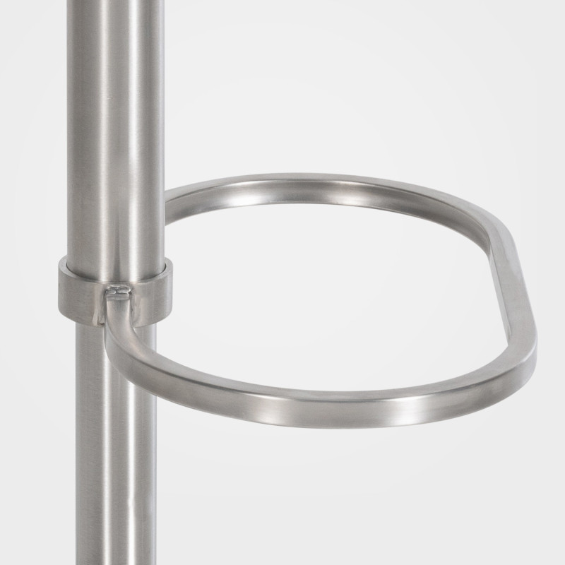 Tabouret de bar Damaso E feutre anthracite