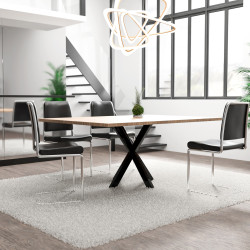 Patas de mesa Biloxi metálicas S,Negro