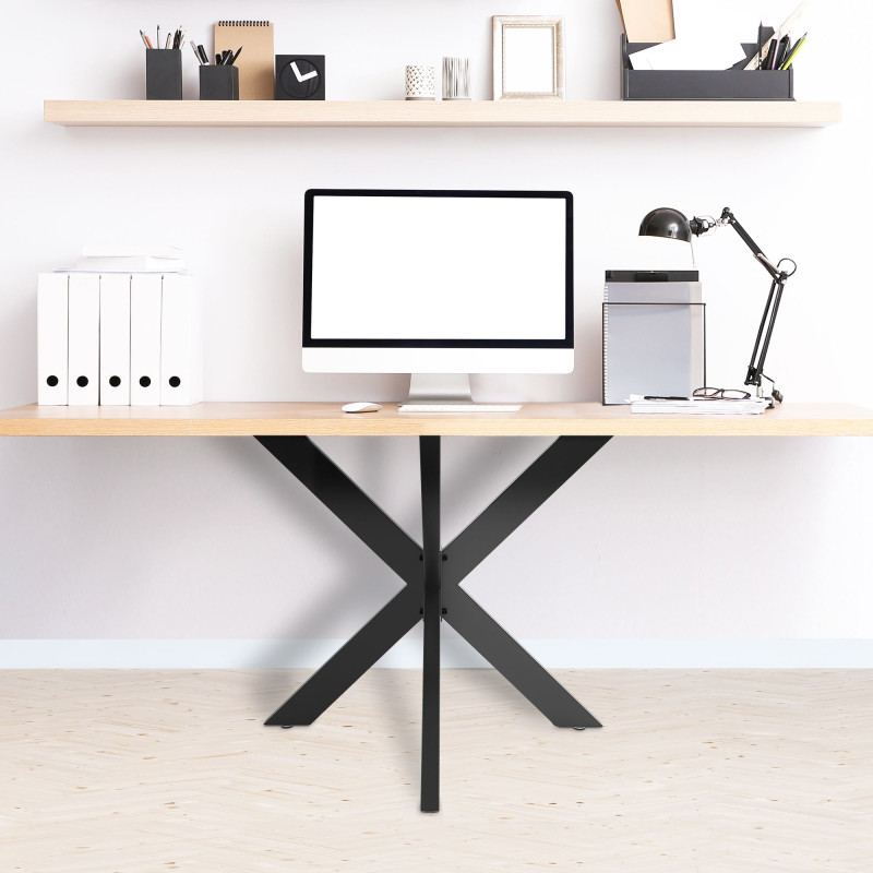 Pieds de table noirs Biloxi S