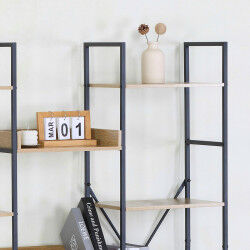 Étagère Max Home Acier Mélamine Contre-plaqué 125 x 150 x 27 cm