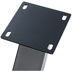 Pieds de table Jimmy 180x80x72 noirs