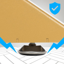 Patas de mesa Biloxi metálicas S,Dorado