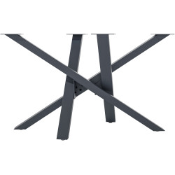 Pieds de table Jimmy 120x60x72 gris