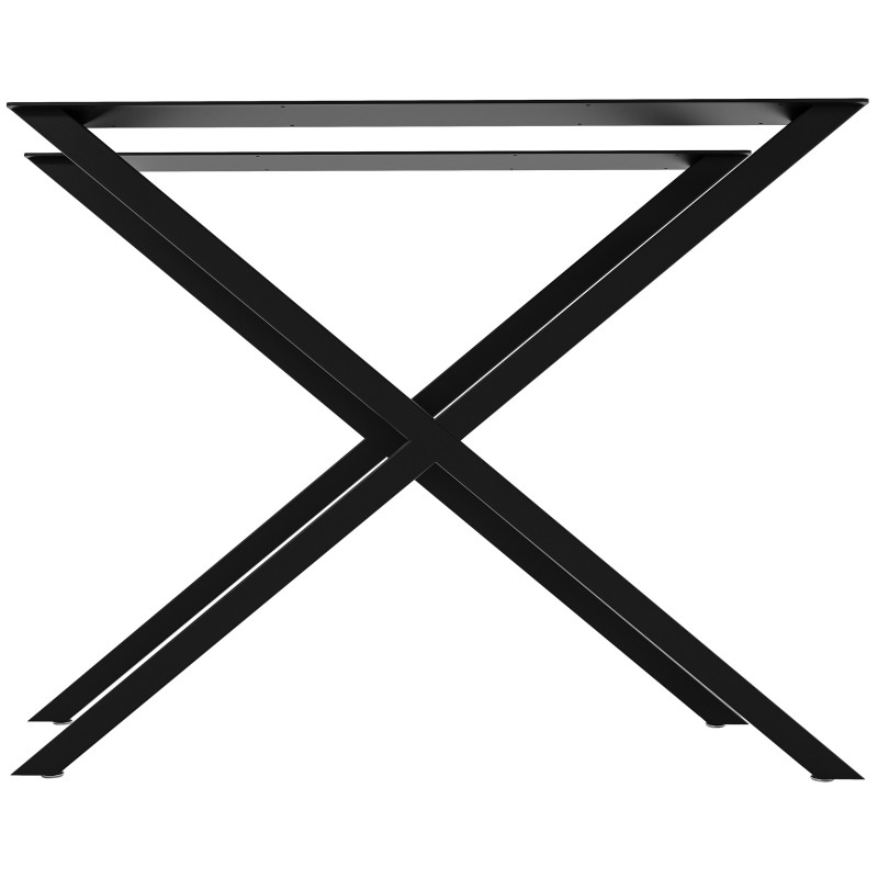 2 pieds de table Swift L, noirs