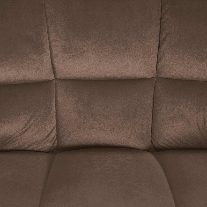 Tabouret de bar Damaso B velours marron