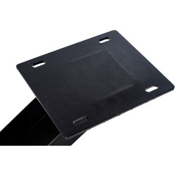 Pieds de table Jimmy 160x80x72 noir industriel
