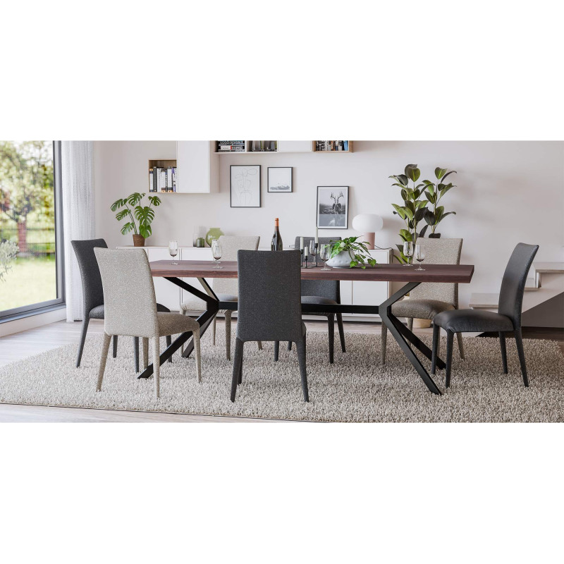 Patas para mesa Cascada Negro,L