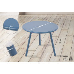 Mesa de centro Berea Azul