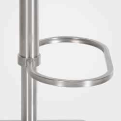 Tabouret de bar Damaso E velours gris