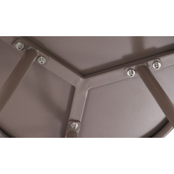 Table basse Berea couleur taupe