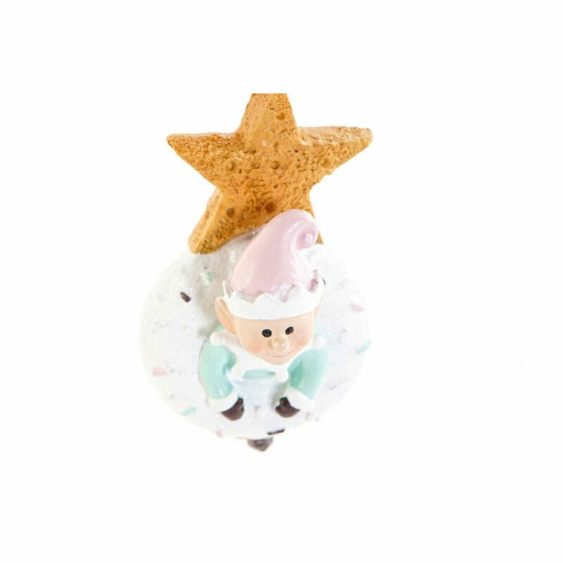 Décoration Suspendue DKD Home Decor Noël Résine (2 pcs) (5.5 x 5 x 9 cm)