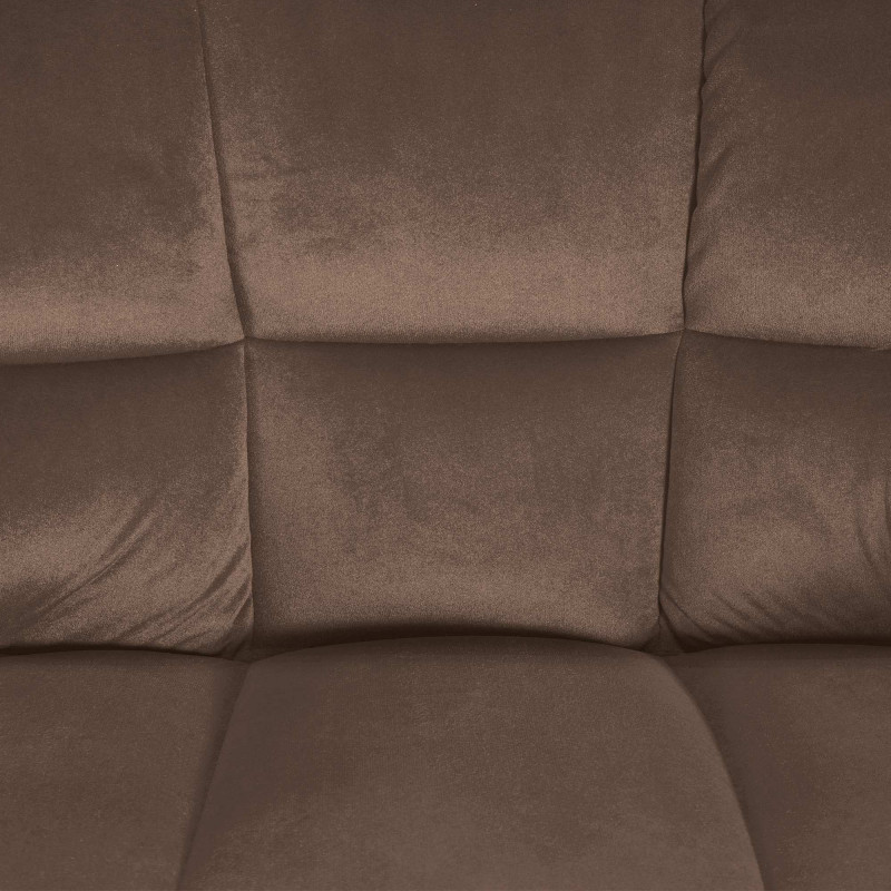 Tabouret de bar Damaso E velours marron