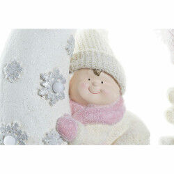 Figurine Décorative DKD Home Decor Blanc Rose Lune 31 x 20 x 43 cm (2 Unités)