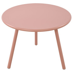 Mesa de salón Minot Rosado