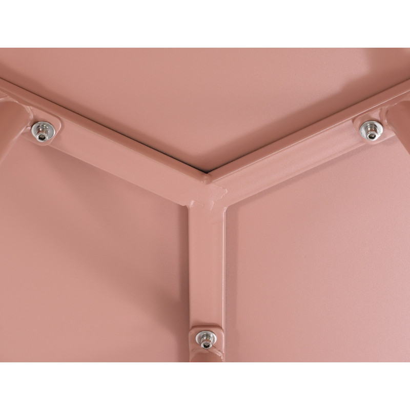 Mesa de salón Minot Rosado