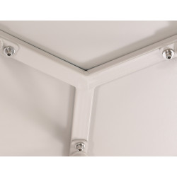 Mesa de salón Minot Gris claro