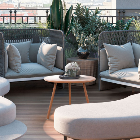 Table basse Minot en terre cuite