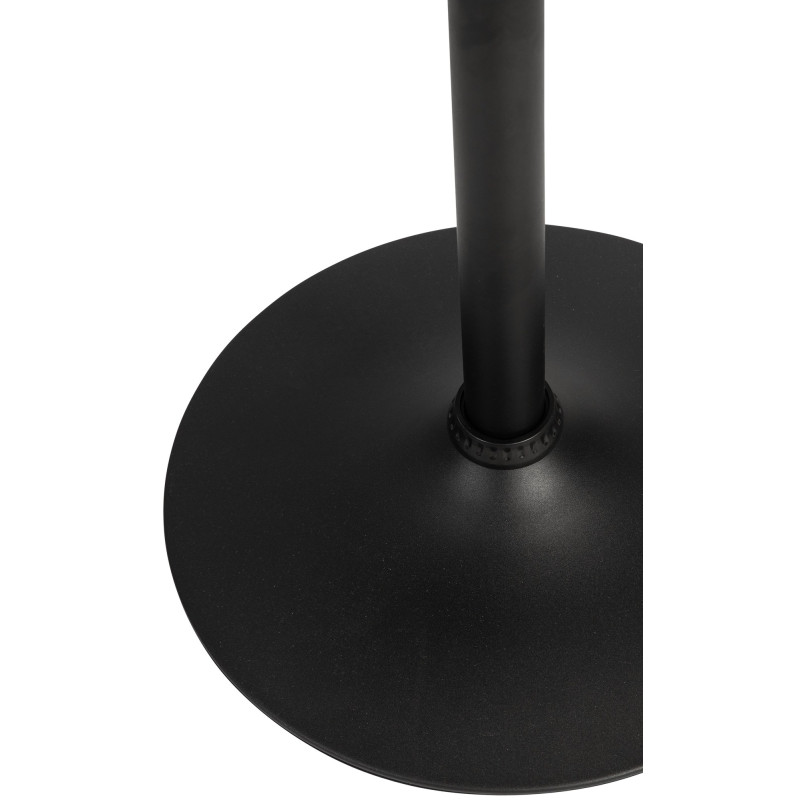 Mesa alta Lamoni Negro/negro,Redonda