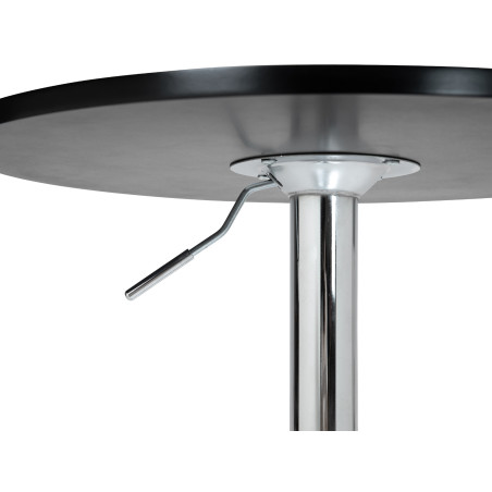 Mesa alta Lamoni Negro,Redonda