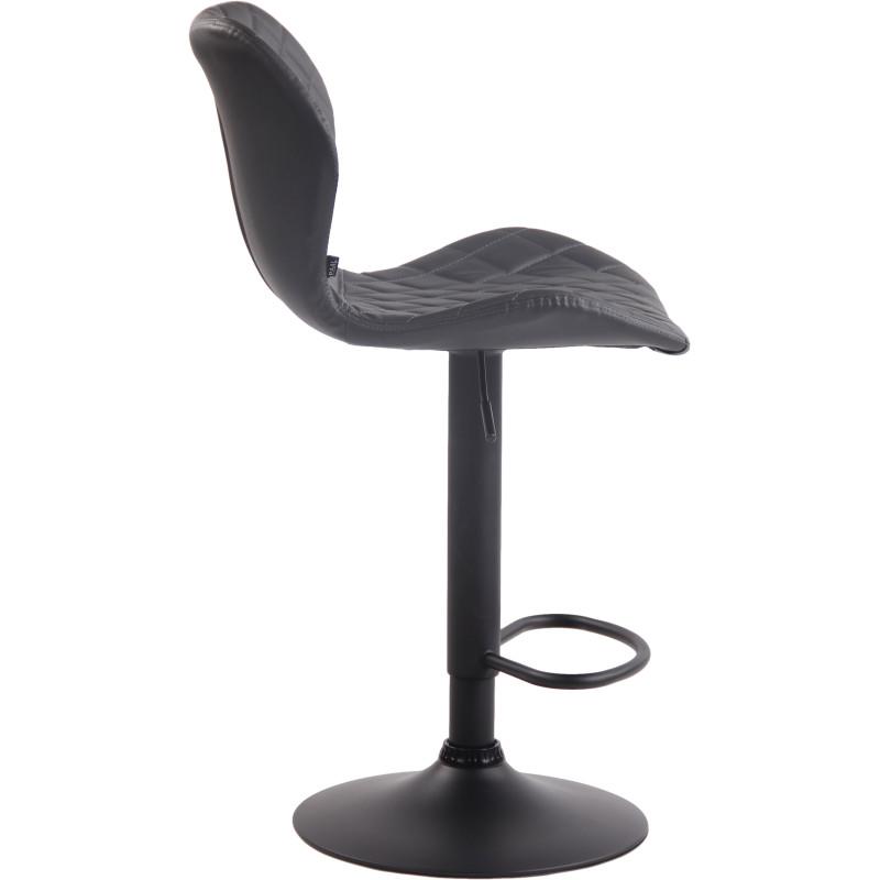 Tabouret de bar en liège simili cuir gris