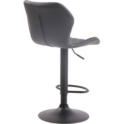 Tabouret de bar en liège simili cuir gris