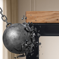 Table d'appoint Manteo 30x30x50 cm chêne