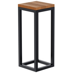 Table d'appoint Manteo 20x20x50 cm chêne
