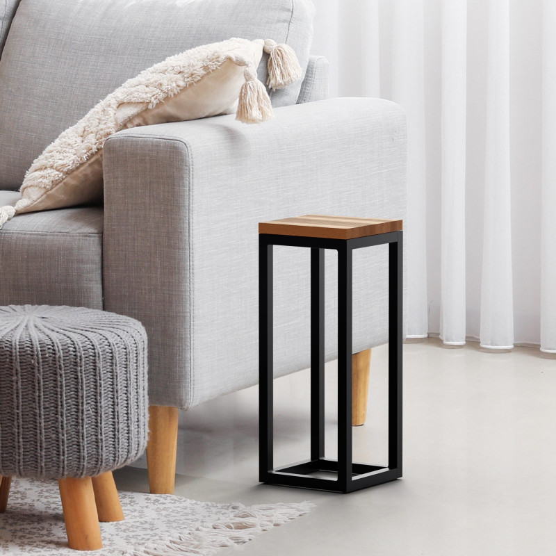 Table d'appoint Manteo 20x20x50 cm chêne