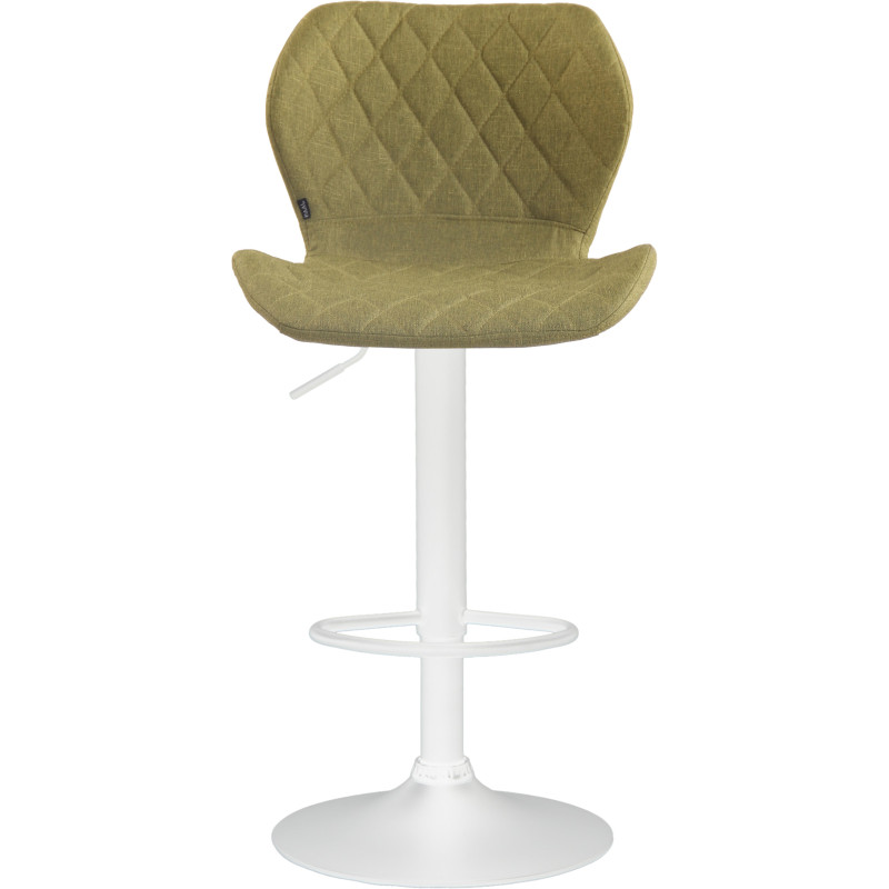 Tabouret de bar en tissu liège vert