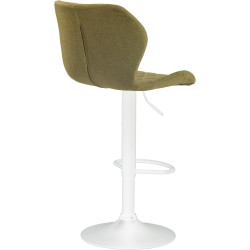 Tabouret de bar en tissu liège vert