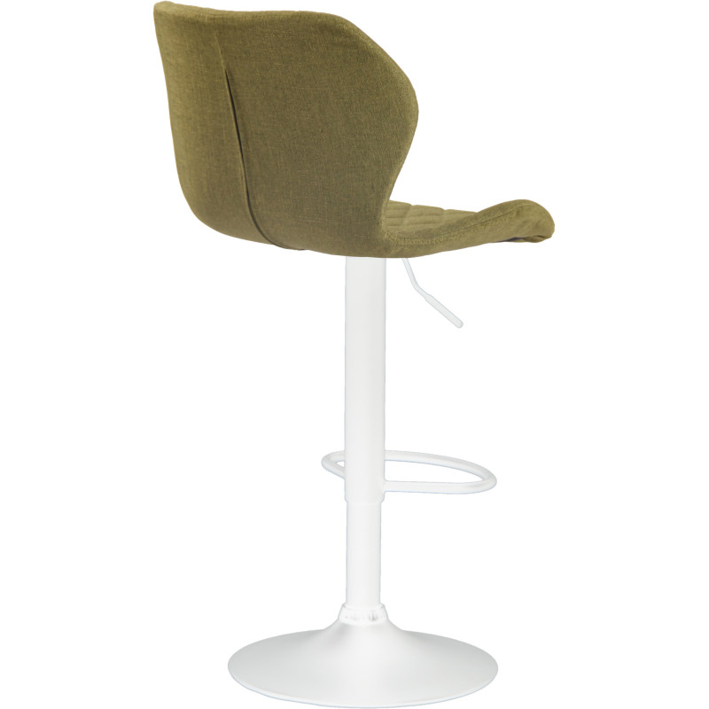 Tabouret de bar en tissu liège vert