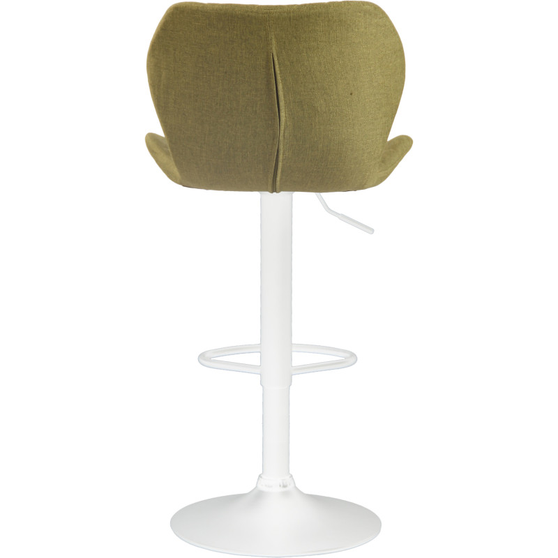 Tabouret de bar en tissu liège vert