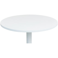Table ronde Hereford, 60 cm, blanc/blanc
