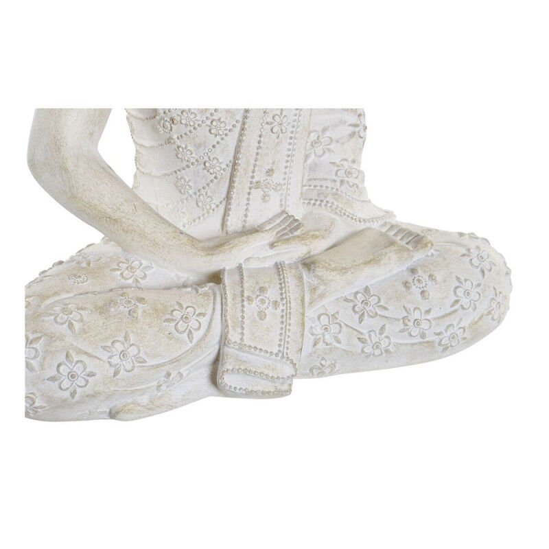 Figurine Décorative DKD Home Decor Buda Blanc Résine (30 x 17 x 41 cm)