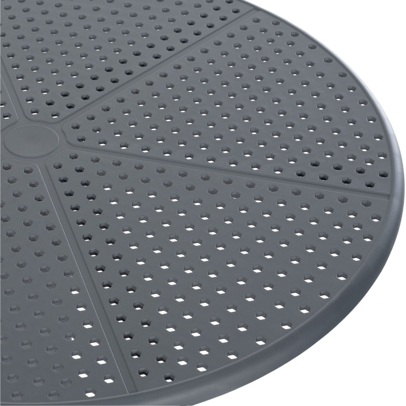 Table ronde Lacota, 60 cm de diam?tre, anthracite