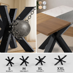 Tischbeine Harlan 85x85x71