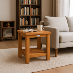 Table d'appoint en teck Keaton