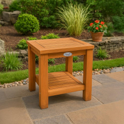 Banc en teck Florida 120 cm avec rev?tement en teck